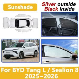 BYD Sealion 8 Tang L 2025 자동차 커튼 커튼 앞 유리 차양 UV 차단 반사 열 도구 액세서리