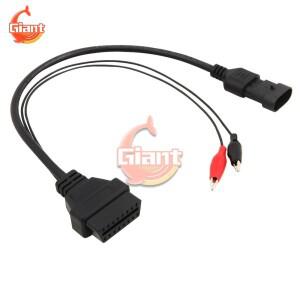 Alfa Lancia Fiat 3 핀용 OBD2 어댑터 커넥터 16 핀 OBDII Obd-II 자동 케이블 진단 New