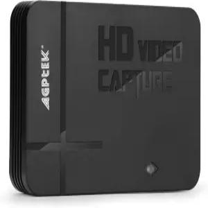 AGPTEK HD 게임 캡처 비디오 1080P HDMI/AV 레코더 Xbox 360 One PS3 입력 모두 지원 마이크