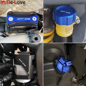 YAMAHA MT03 YZFR3 2015-2024 오토바이 전방 브레이크 액 저수지 탱크 커버 오일 필러 캡 액세서리