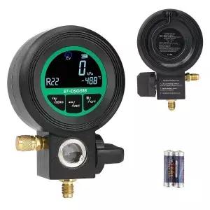 LCD 백라이트 디스플레이를 갖춘 AC 충전용 슈퍼스타 HVAC 디지털 매니폴드 게이지 R134A R410A R32 R22