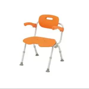 노인 환자 접이식 목욕의자 PN-L4152101D 오렌지 뉴클리어 (신형 원터치) 