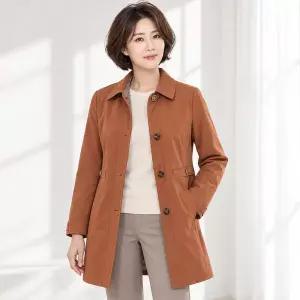 [크로커다일레이디] 데일리 여성 하프 트렌치 코트 CLDFCT102