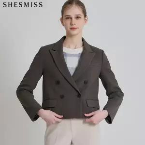[쉬즈미스(SHESMISS)] 더블 크롭 재킷 (택가격:278000원)