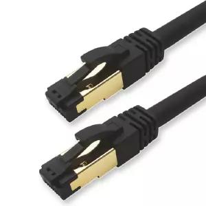 CAT.8 SSTP 렌케이블 2M 블랙 40Gbps 24 AWG 기가비트 사무실 전산망 서버 컴퓨터 네트워크 인터넷 RJ45모