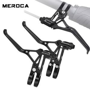 메로카 14/16/20인치 BMX 자전거 초경량 CNC 64g 브레이크 레버 접이식 브롬톤 V 핸들