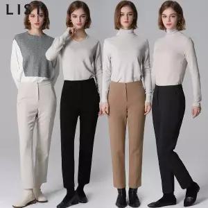 [리스트(LIST)] 베이직 스트레치 슬림 팬츠 (택가격:158000원)