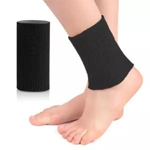 앵클 젤 슬리브 1개 브레이스 압박 패딩 양말 신축성 있는 발·발꿈치·손목·팔꿈치 지지 패드 스케이트용