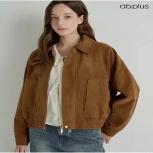 AB.PLUS 빈티지 스웨이드 집업 자켓 LSA3MJ38A