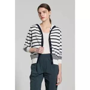 BCBG 올앤선드리 비트업 Stripe 후드 C D A5M3K102