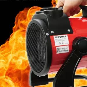 와이드 헤드 소음감소 3000와트 이동식 팬 히터 [BOE64692]