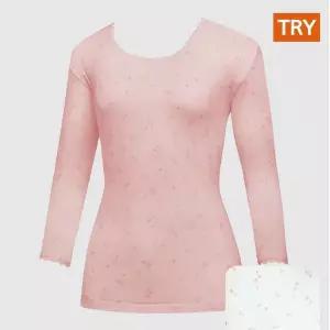 트라이 패션7부 여성내복 상의 순면 여자 내의 SD7UI01 492859