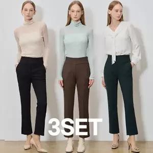 [르오트]3SET [르오트(LeOT)]  퍼펙트핏 크레오라 기모 본딩팬츠 3종세트-사이즈 55~99까지