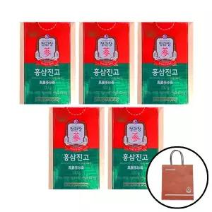 정관장 홍삼진고 100g 5병 (쇼핑백 포함) - BNS