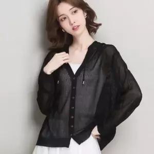 [RGKL3R46]니트 후드 가디건 URD 039 여름가디건 롱가디건