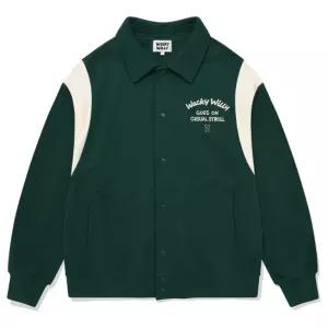 MG2403JK14GN 와키윌리 카라 스? 바시티 점퍼 그린 4399220