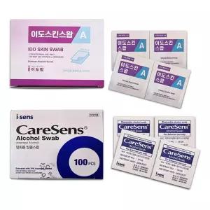 케어센스 이도스킨스왑 알콜솜 100매 5통