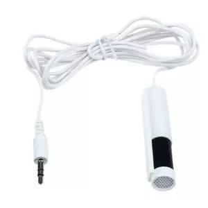 소형 스틱 콘덴서마이크 AUX 3.5mm 화이트 핀마이크