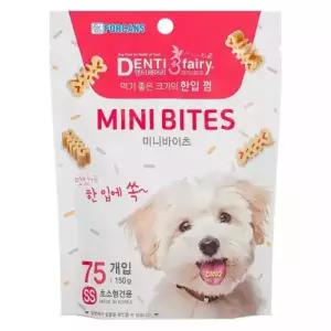 한입덴탈껌 미니바이츠 SS 75개입 150g 포켄스 덴티페어리