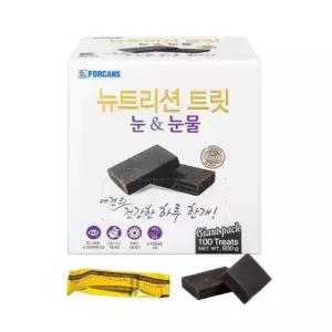 뉴트리션트릿 자이언트팩 눈앤눈물 100개입 낱개포장 포켄스 고기능성 강아지 영양제