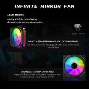 Prism 4 프로 팬 게임용 컴퓨터 Argb 스마트 온도 조절기 Pwm 동기화 라이트 PC 노트북 냉각 패드 데스크탑