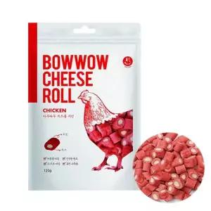 치즈롤 바우와우 치킨맛 120g 간식 강아지
