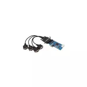 시리얼 4포트 PCI-e카드(Multi-4C/LPCIe RS232,케이블타잎,롱브라켓포함)