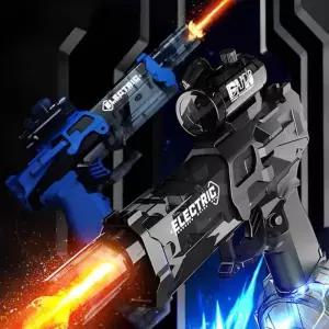 워터건 전동물총 물총놀이 라이트 장거리 물총 아쿠아러쉬 물놀이 여름 LED