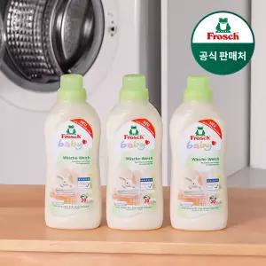 프로쉬 베이비 섬유유연제 750ml, 3개