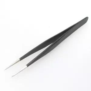 TWEEZER 에폭시 ESD 정밀핀셋 110mm 주얼리 음식 반도체 Df-WE59C02 정전기 뾰족한