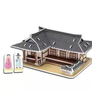 기와집 건물 건축 우드락 조립 모형 Df-W8D064C DIY 만들기