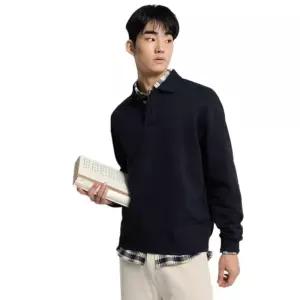 26SS 솔리드 칼라넥 스웨트 셔츠 - 네이비(BC6141C54R)