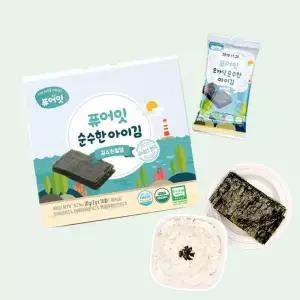 로 퓨어잇 오가닉 한 아이김 김앤천일염 아 아기 반찬