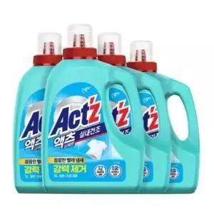 액체세제 액츠 퍼펙트 실내건조 3L x 4개