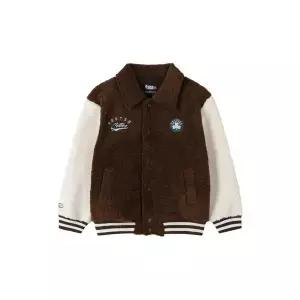 [NBA KIDS][AK평택점] [NBA키즈] 키즈 팀 배색 플리스 카라점퍼 BROWN K264JP010P