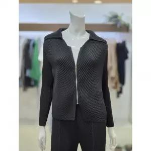 인기패션 소고 트리아나 여성 오픈 카라넥 플리츠 집업 AK3GA02 2873891