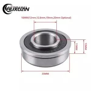 깊은 홈 정원 볼 밀폐 수레 베어링 플랜지 ABEC1 F6202 F6202RS 13x35x11mm