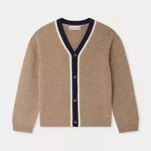 [롯데백화점]봉쁘앙 26FW 봉쁘앙 남아 캐시미어 가디건 GARFIELD W06BCAK00005_268A 10A 12A