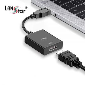 LANstar LS-UH319-W(N) USB3.0 to HDMI 영상 컨버터 MAC OS 지원 (블랙) (밀알)