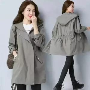 사파리 후드 집업 자켓 재킷 봄 가을 야상 점퍼 바람막이 M~5XL 빅사이즈 편안한 예쁜 글로벌와이