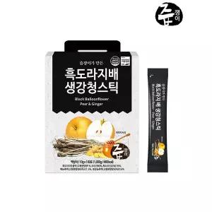 [하프클럽/즙쟁이]즙쟁이 흑도라지 배 생강 청 스틱 100포