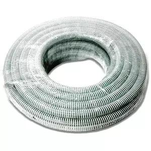 국산 투명 나선 호스 25mm - 50mm X 50M 펌프 배수 양수기 자바라 물 호수
