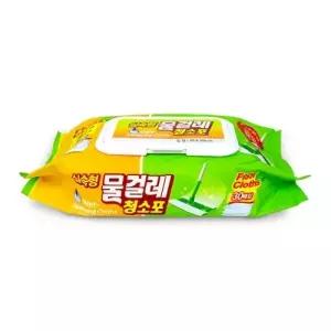 국산 실속형 물걸레청소포 30매(중형30x20cm) 청소용품 손걸레 밀대패드 물티슈