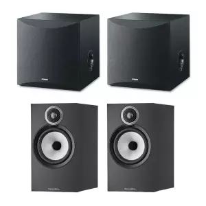 B&W 606 S3 북쉘프 스피커 + 야마하 KS-SW100 서브우퍼 2.2채널