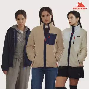 레드캠프 25FW 여성 하이넥 플리스 재킷 2종