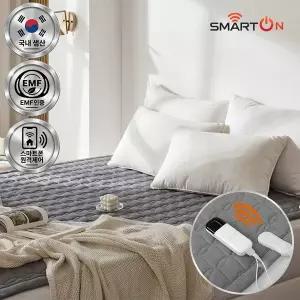 [한일의료기] IoT 스마트폰 원격제어 워셔블 스마트온 전기매트 / 어반그레이_슈퍼싱글(중)