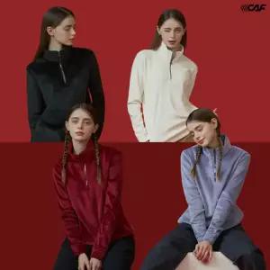 [Lecaf] 르까프 25FW 여성 포그니티 하프집업 티셔츠 4종