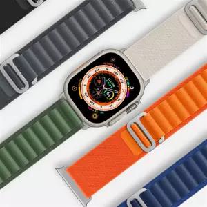 애플워치7 세대 41mm 45mm 스포츠 스트랩 알파인루프 고리형 웨이브 밴드 시계