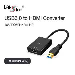 USB3.0 to HDMI 영상 컨버터 MAC OS 지원 블랙/케이블/젠더/모니터/변환/디스플레이/포트