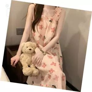 루다스 리조트웨어 가슴패드형 원피스잠옷